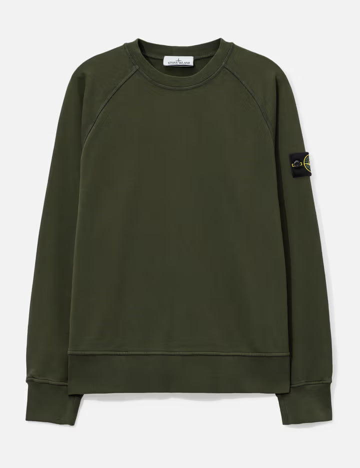 Stone Island Organic Cotton Fleece Sweatshirt