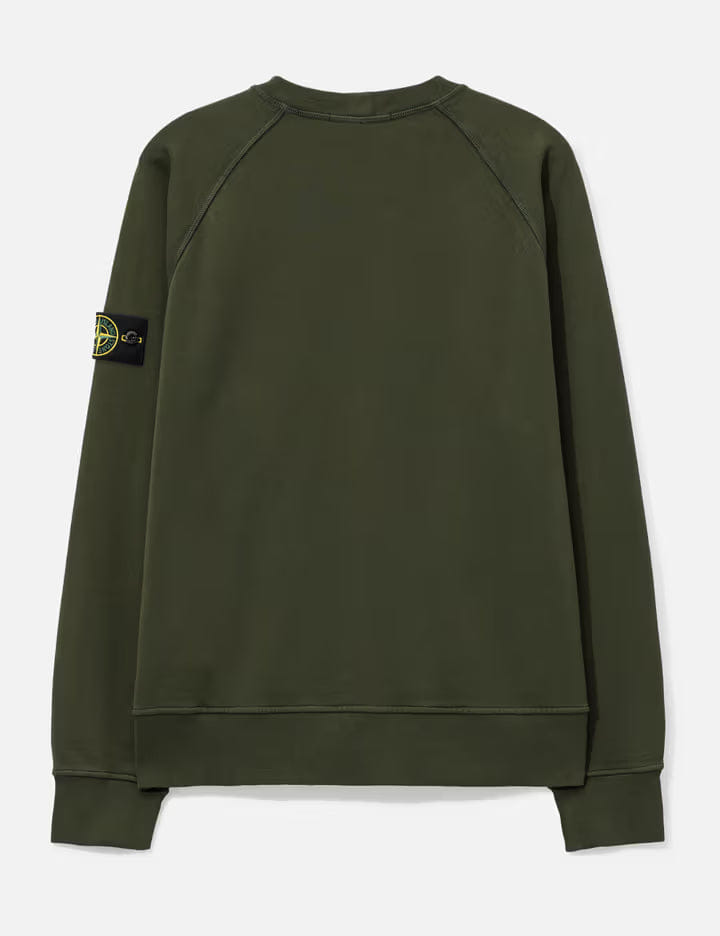 Stone Island Organic Cotton Fleece Sweatshirt