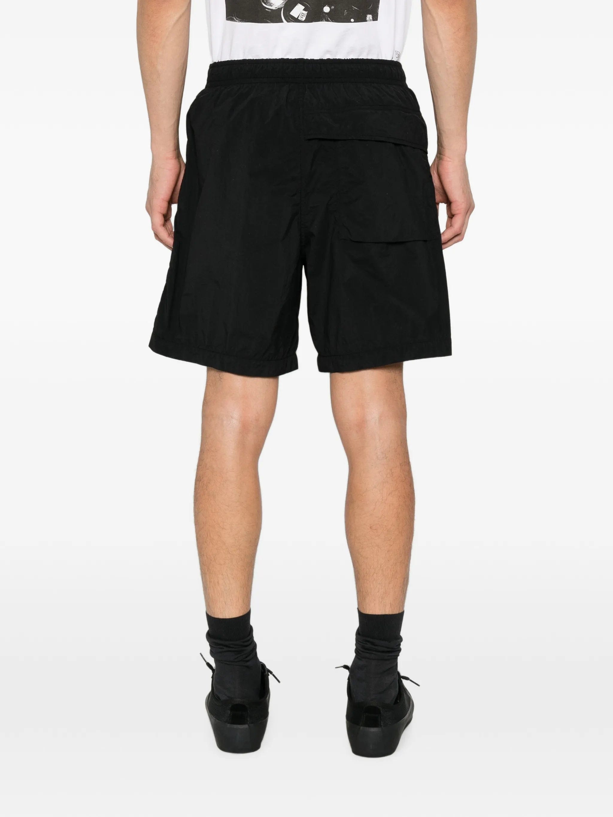 Stone Island elasticated - waistband logo track shorts