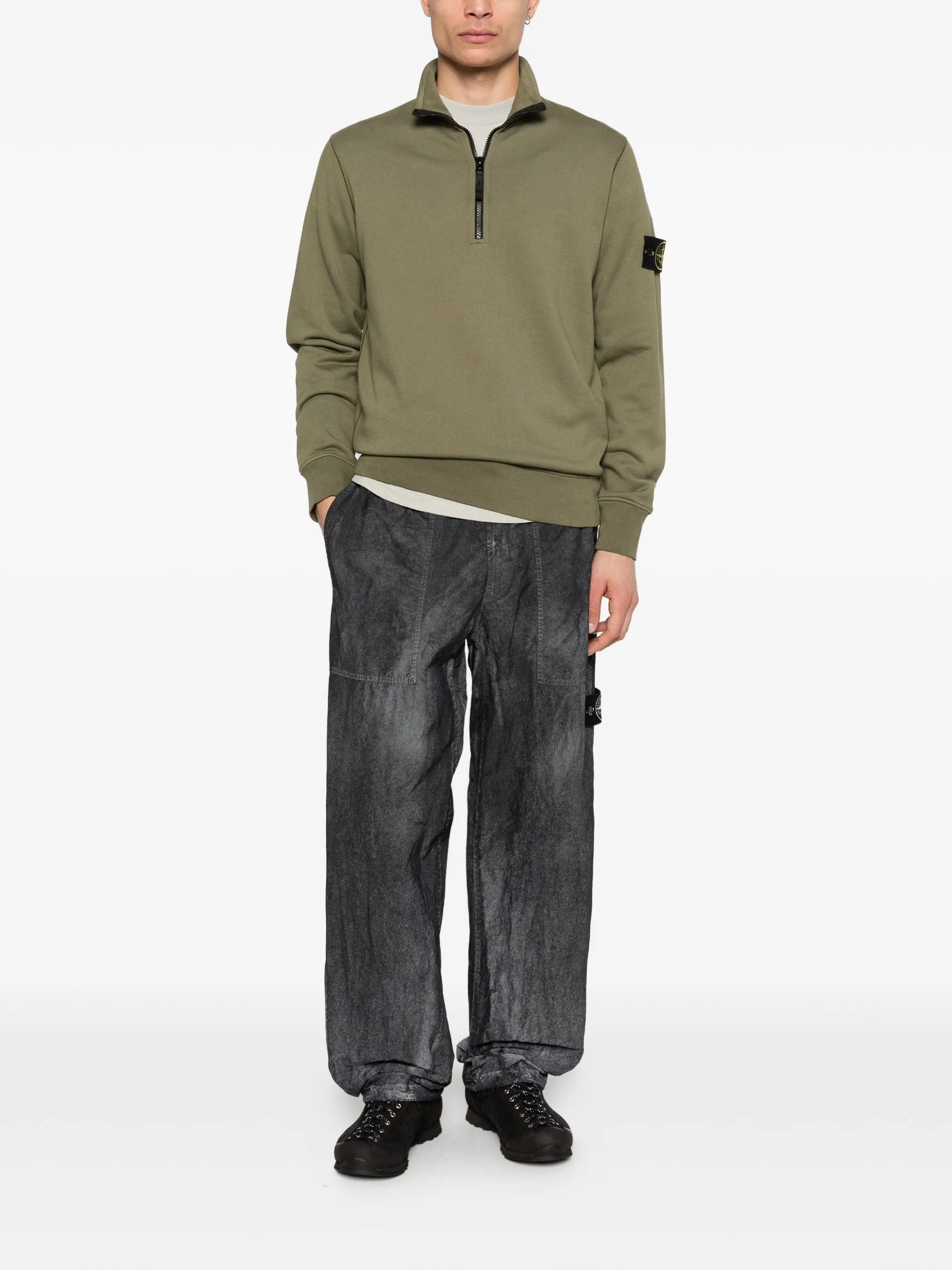 Stone Island half - zip sweatshirt
