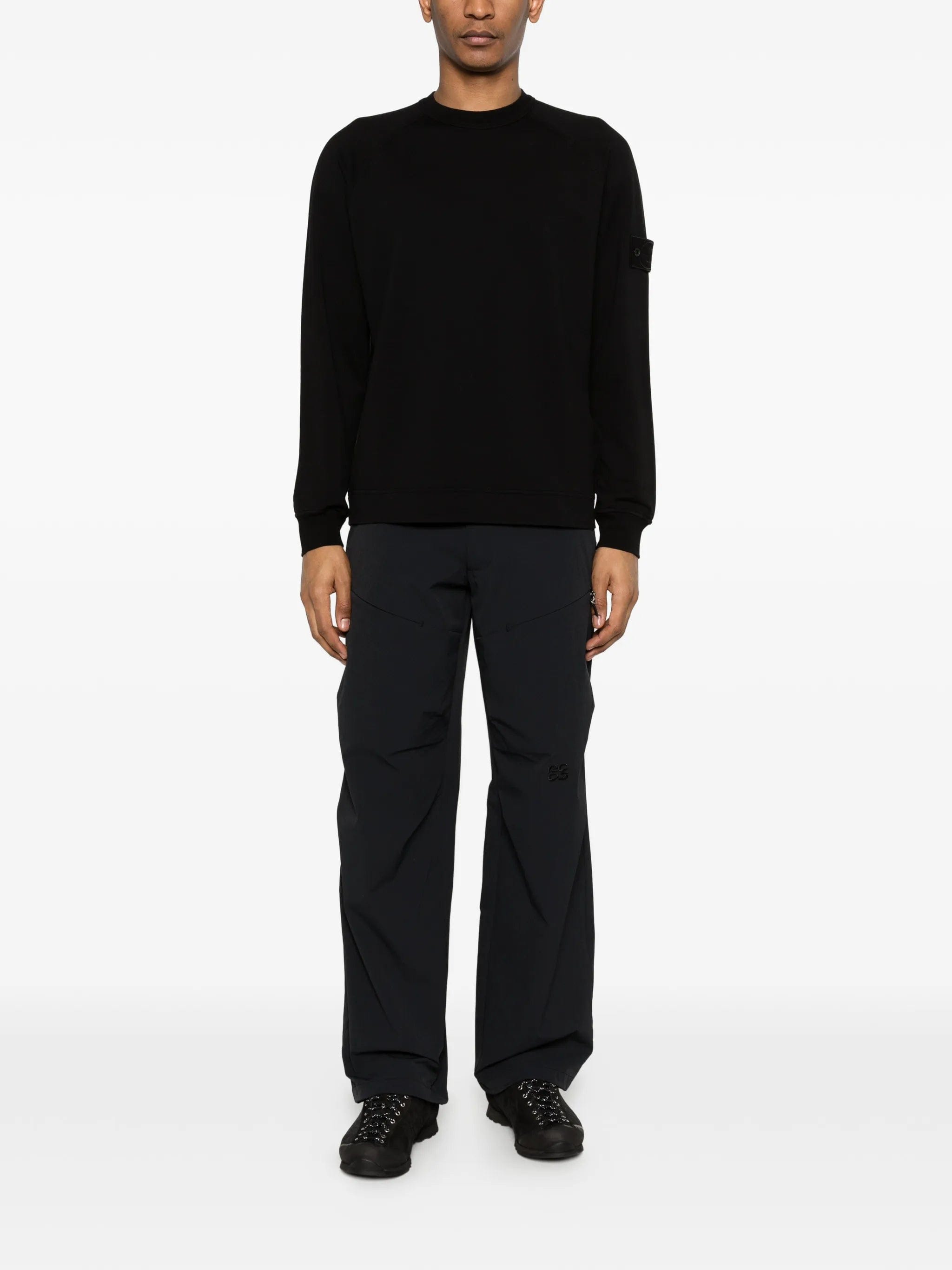 Stone Island long - sleeved logo - patch sweatshirt