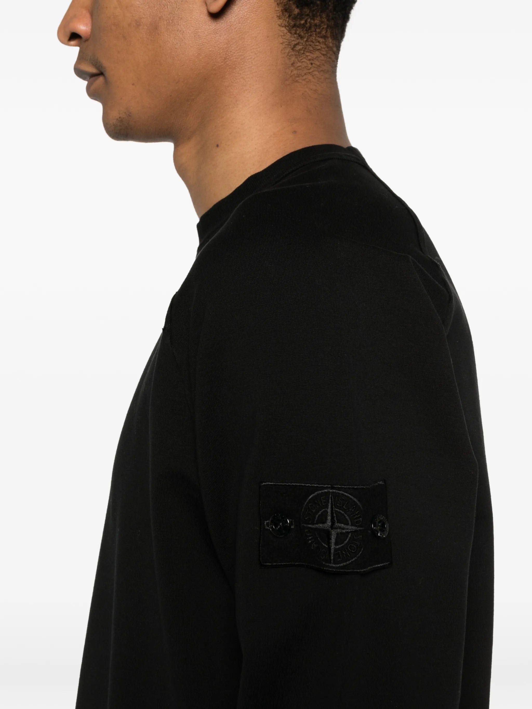 Stone Island long - sleeved logo - patch sweatshirt