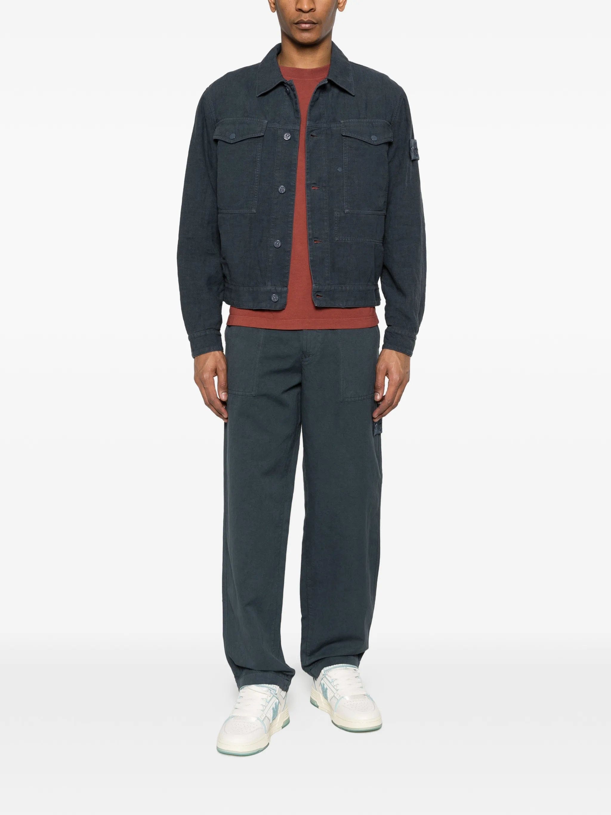 Stone Island buttoned flap - pocket jacket