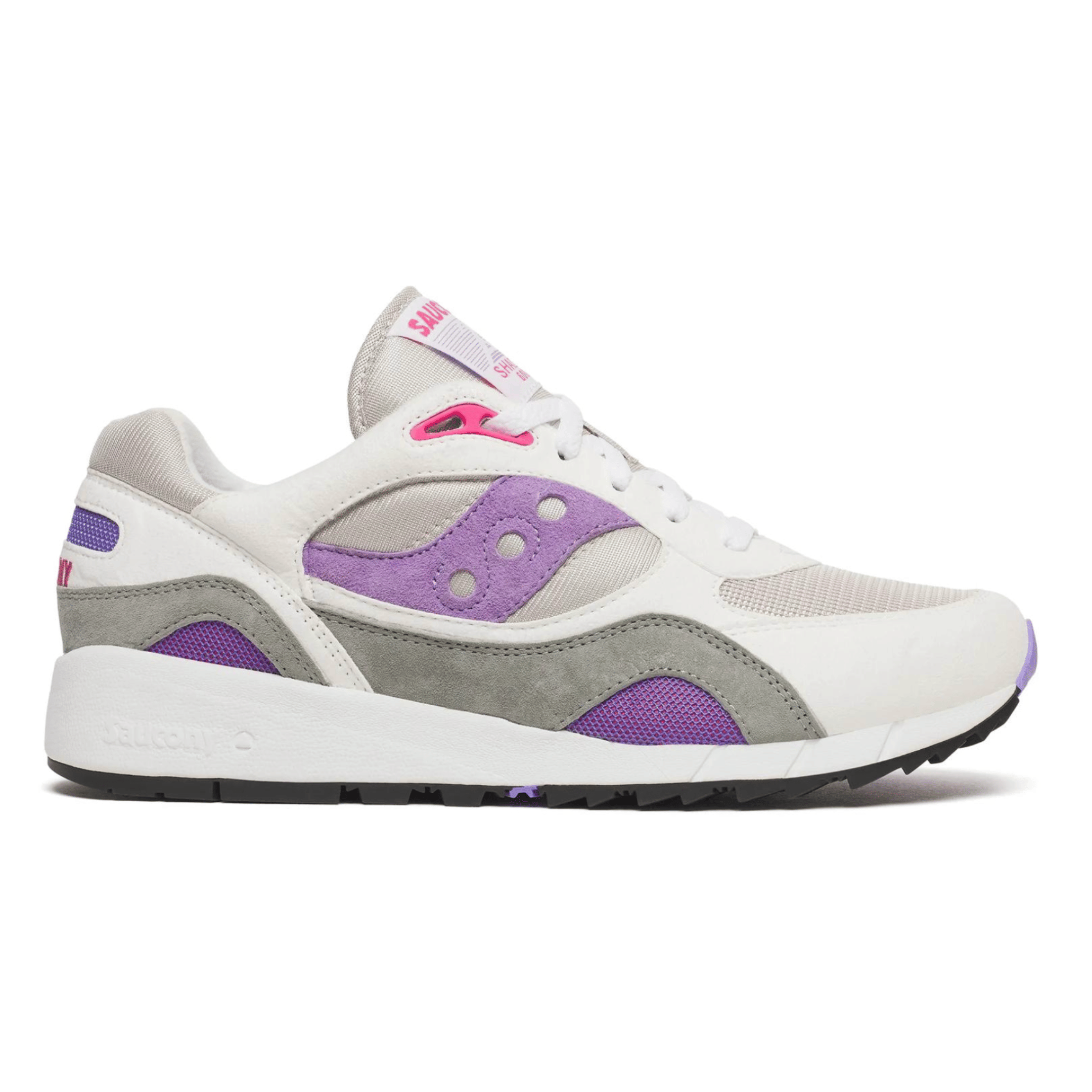 Saucony Men's Shadow 6000 White/Grey/Purple