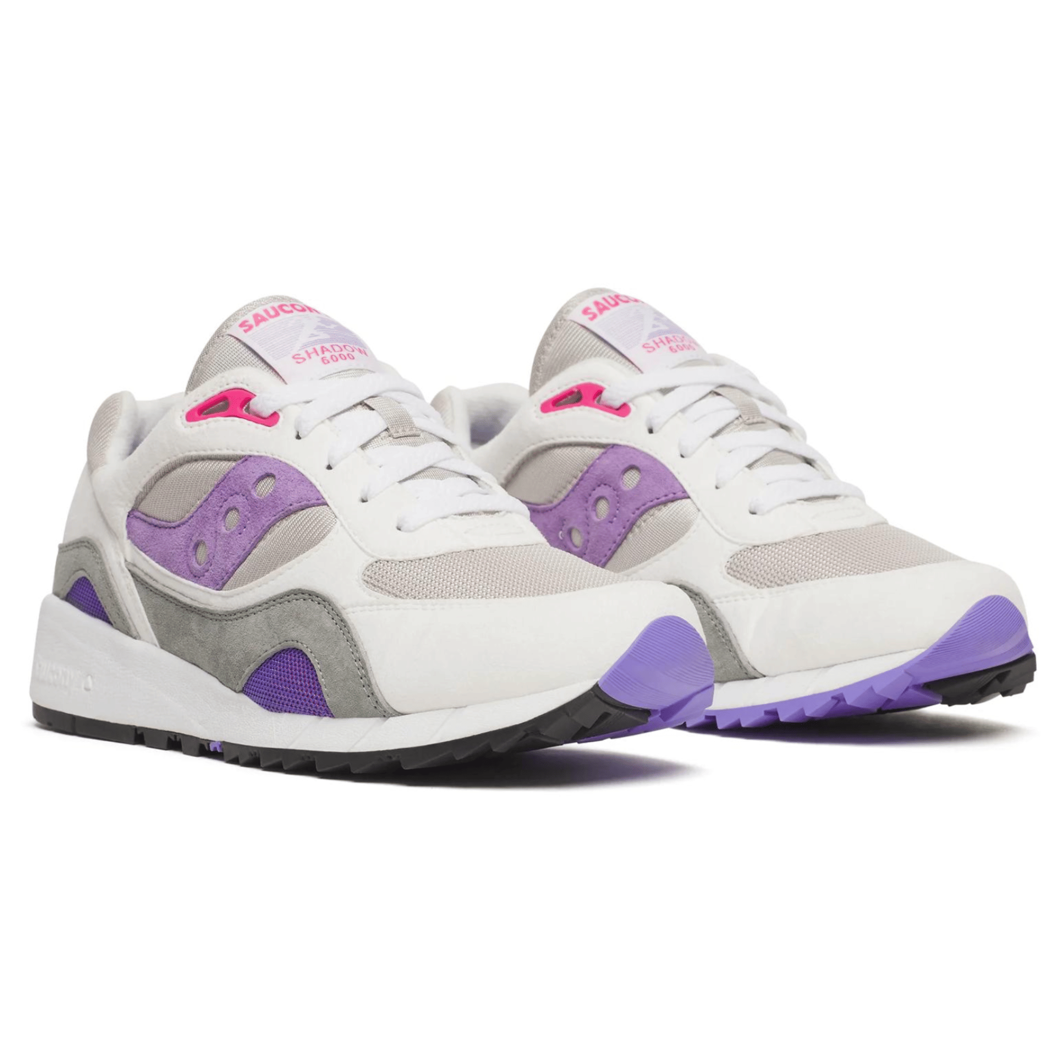 Saucony Men's Shadow 6000 White/Grey/Purple