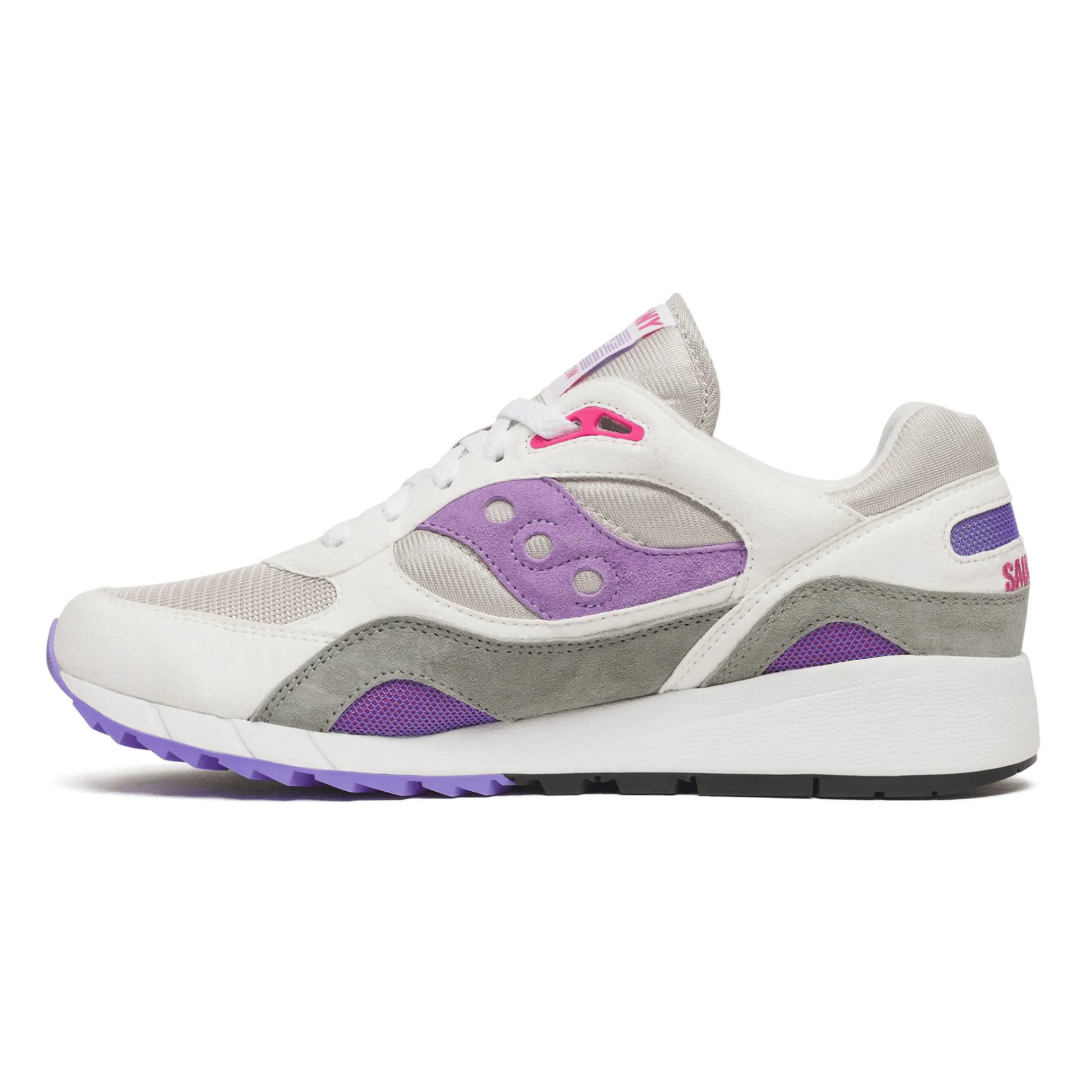 Saucony Men's Shadow 6000 White/Grey/Purple