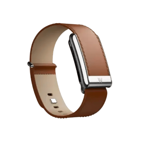 Whoop 5.0/ MG Life Leatherluxe Straight Chestnut/Cream with Titanium Band (Strap Only)