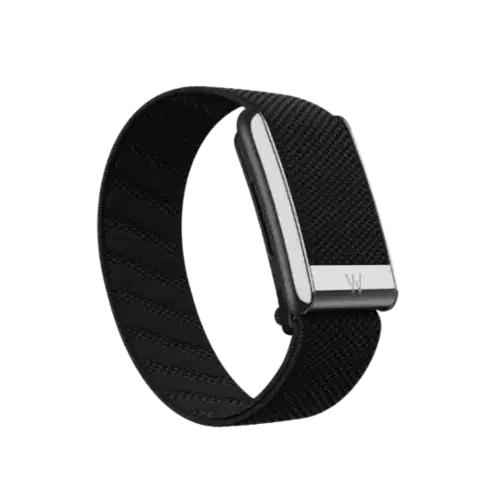 Whoop 5.0/ MG Life Superknit Luxe Obsidian with Titanium Band (Strap Only)