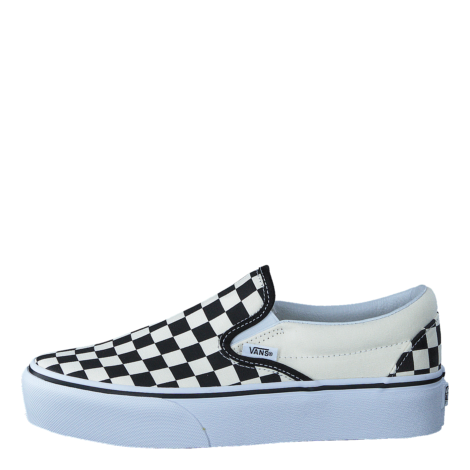 Vans Ua Classic Slip - on Platform Black And White Checker/white