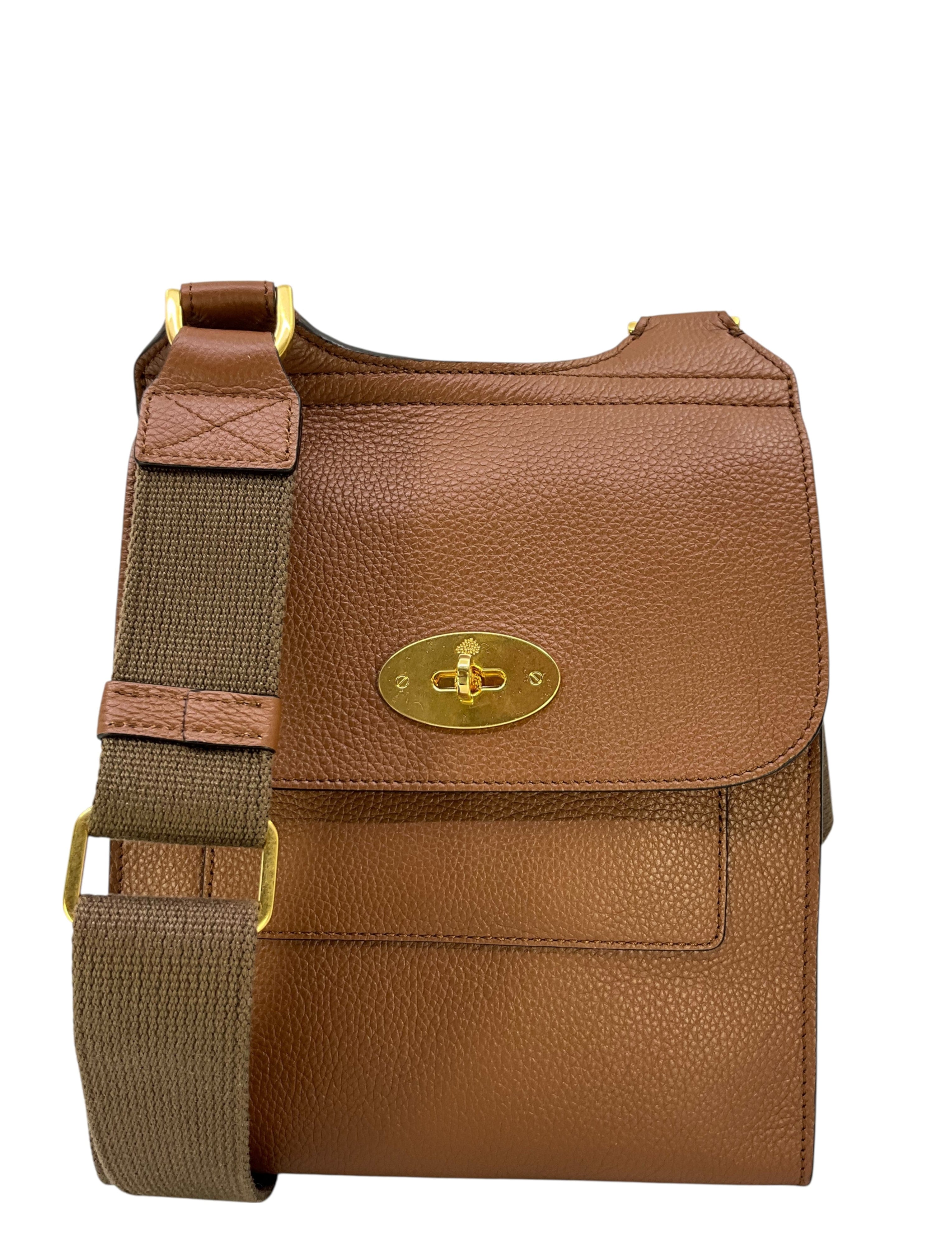 Mulberry Calfskin Antony Messenger Crossbody Bag NEW
