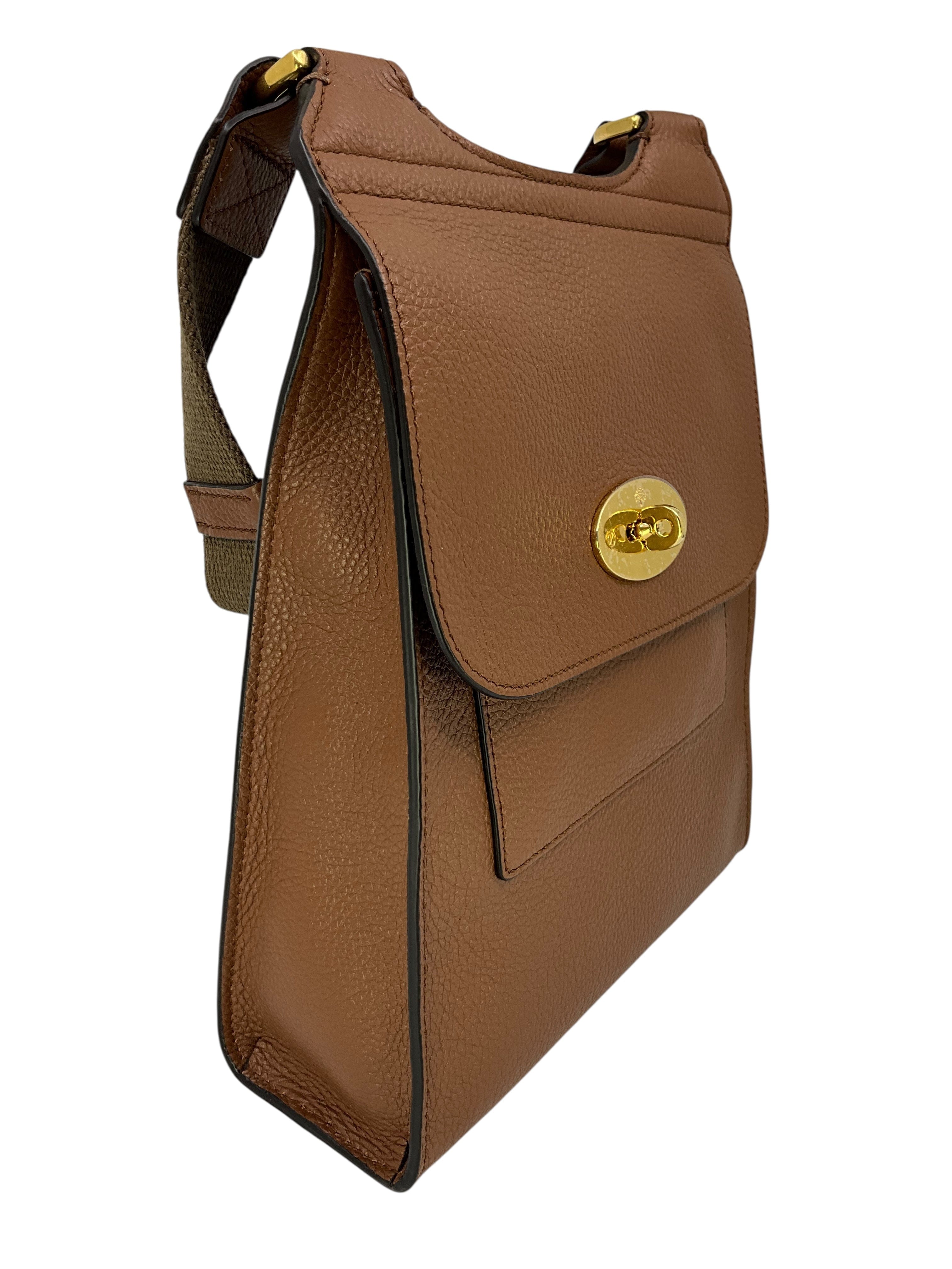 Mulberry Calfskin Antony Messenger Crossbody Bag NEW