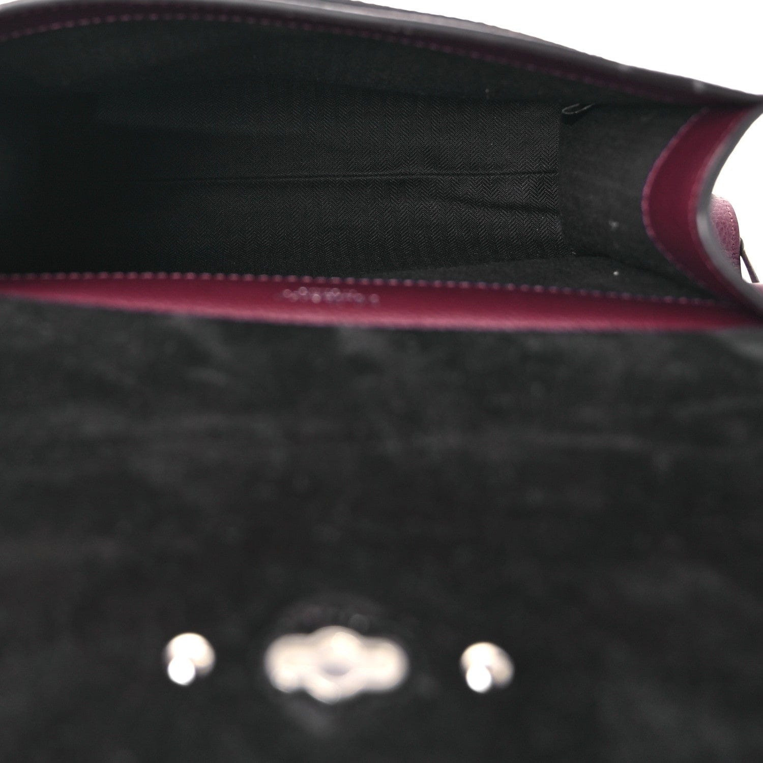 Mulberry Small Classic Grain Calfskin Antony Messenger Crossbody Black Cherry