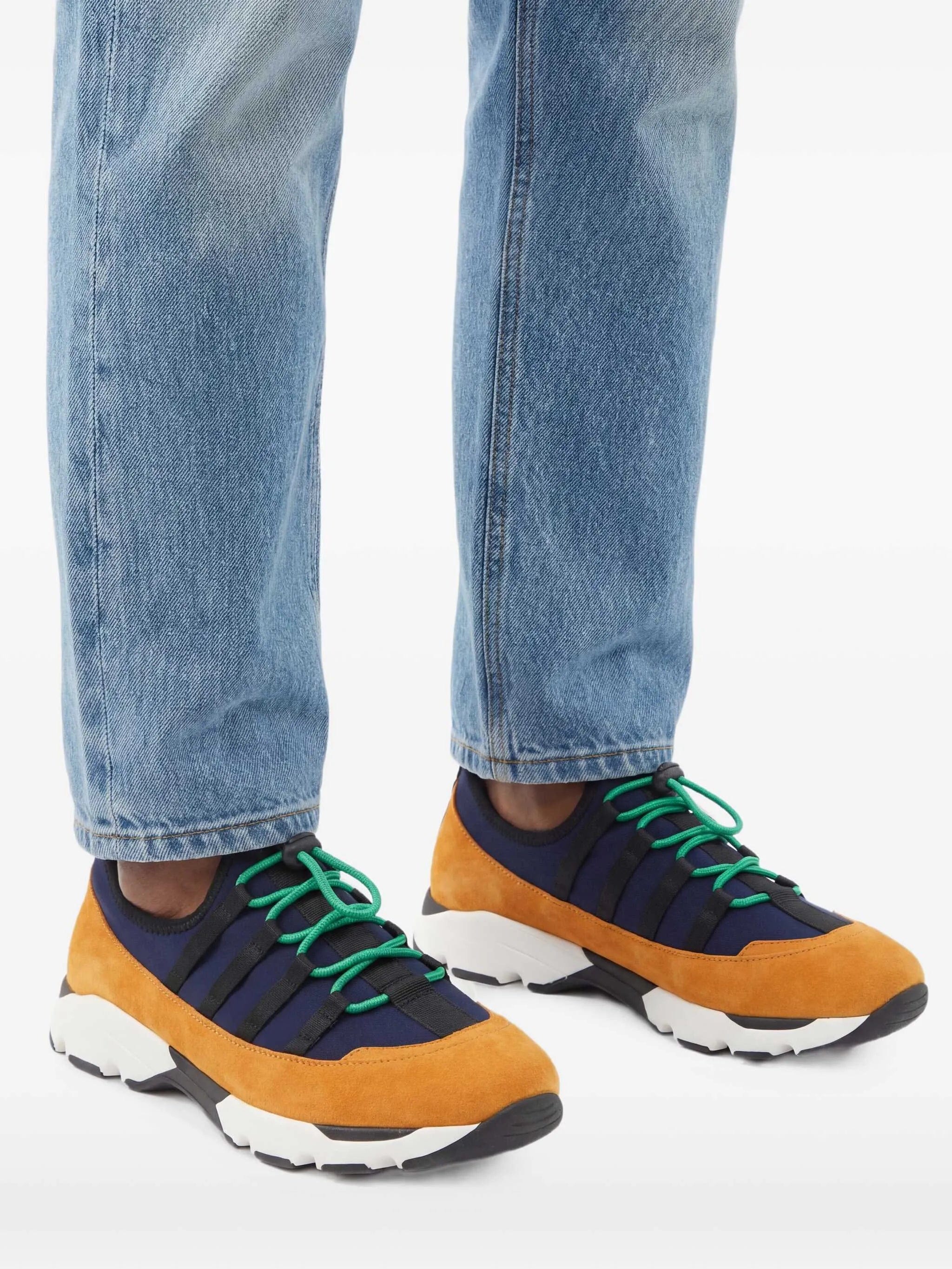 Marni drawstring running sneakers