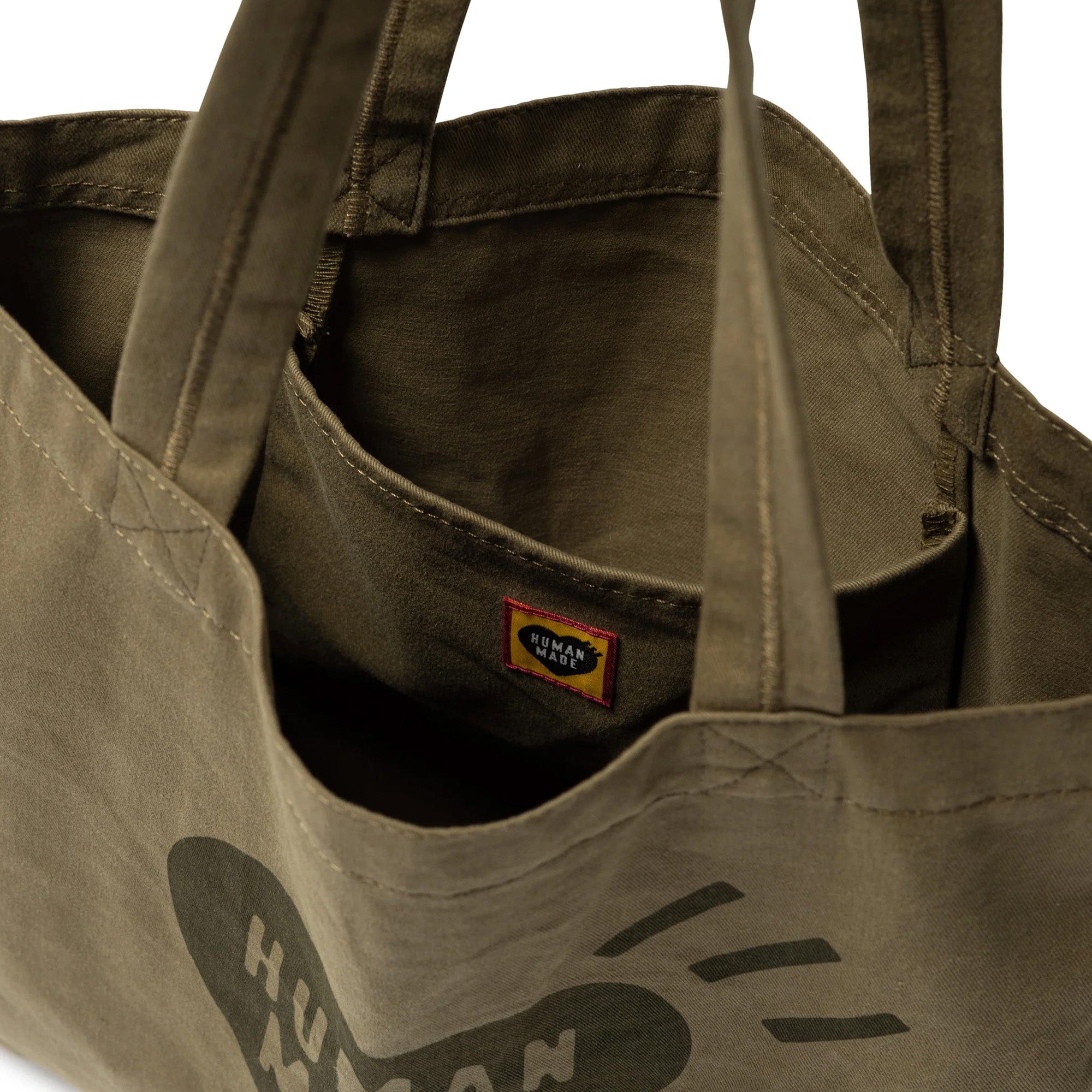 Human Made Book Tote Olive Drab