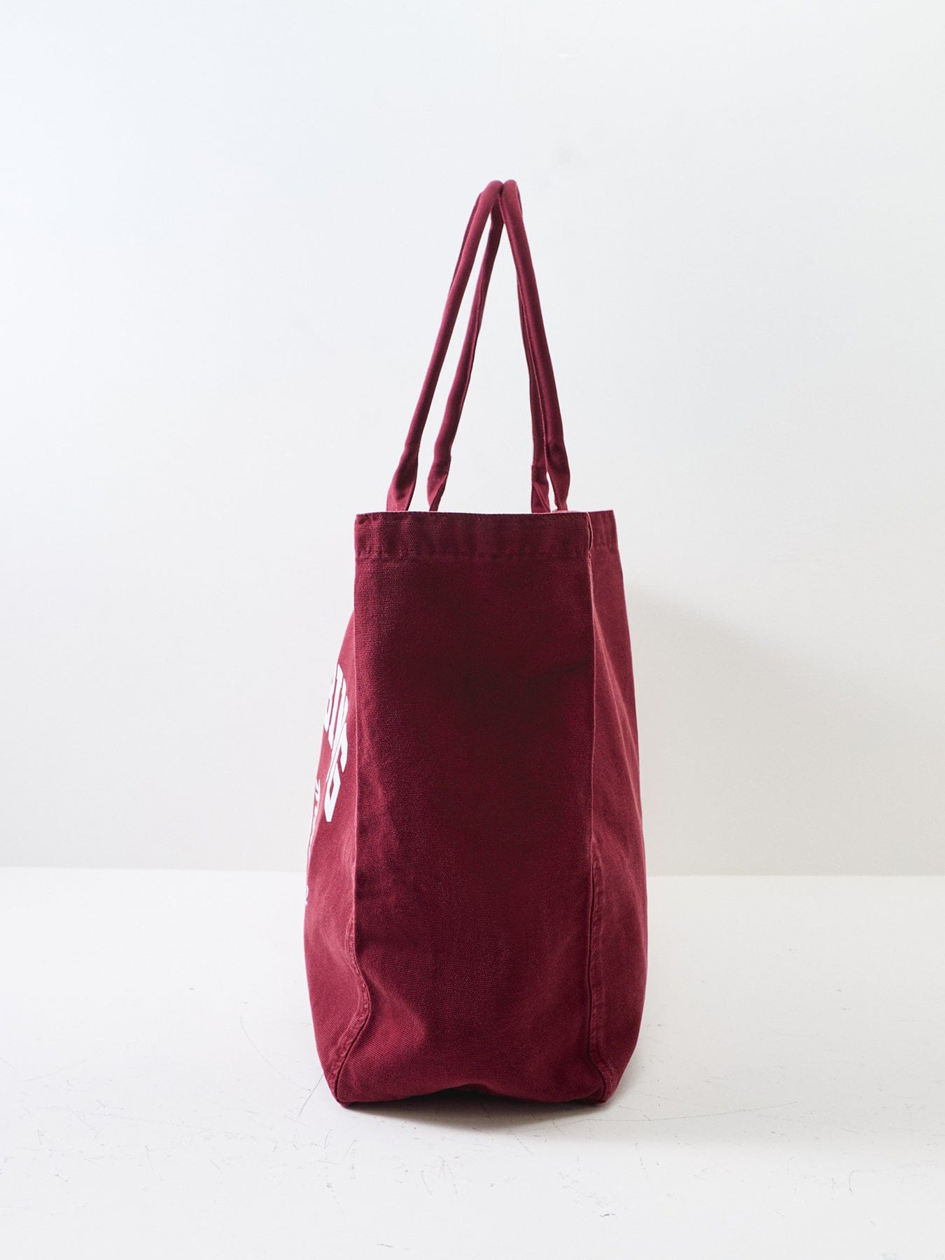 Anine Bing Leo Canvas Tote Bag Burgundy