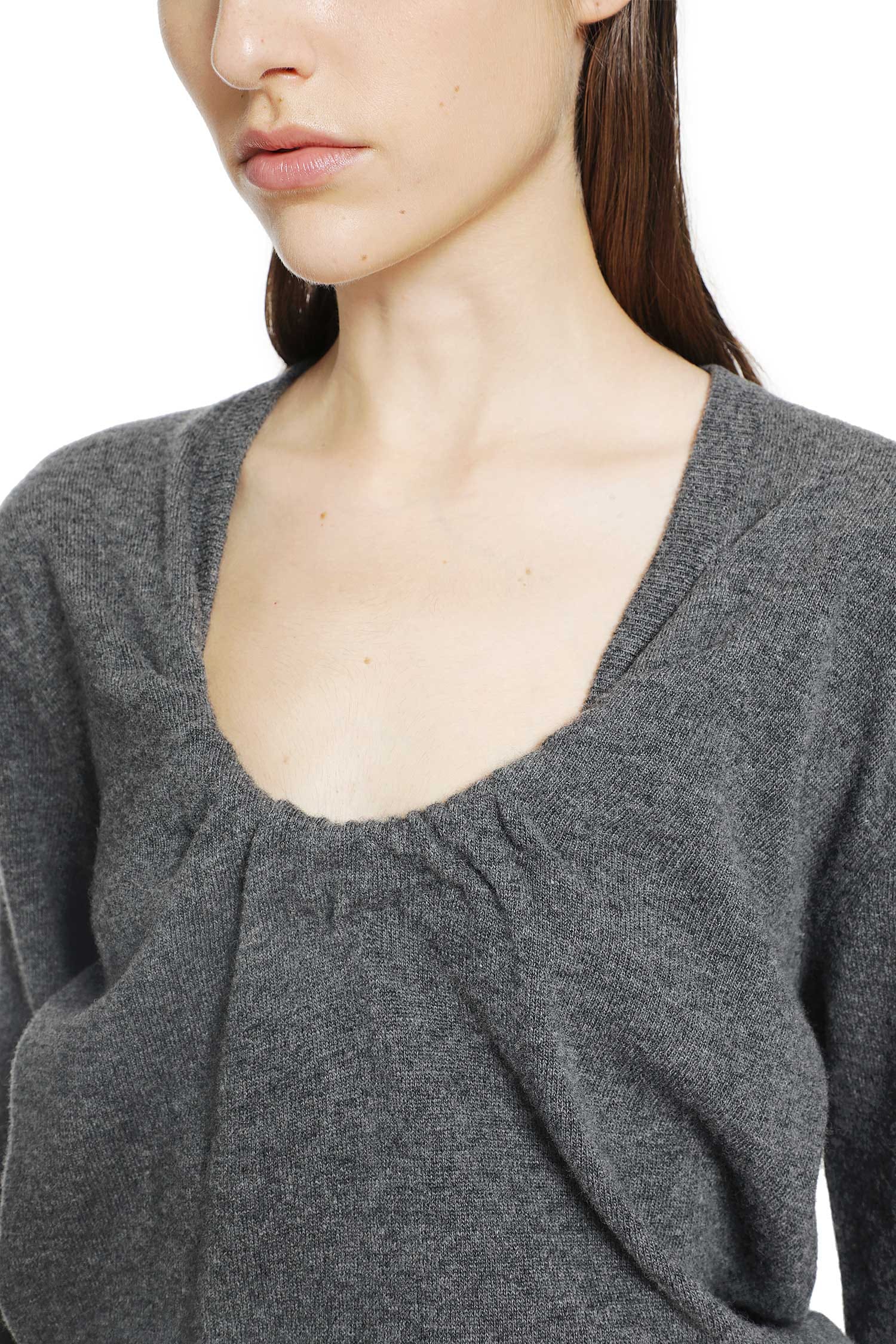 Maison Margiela Twisted Knit Crewneck Sweater