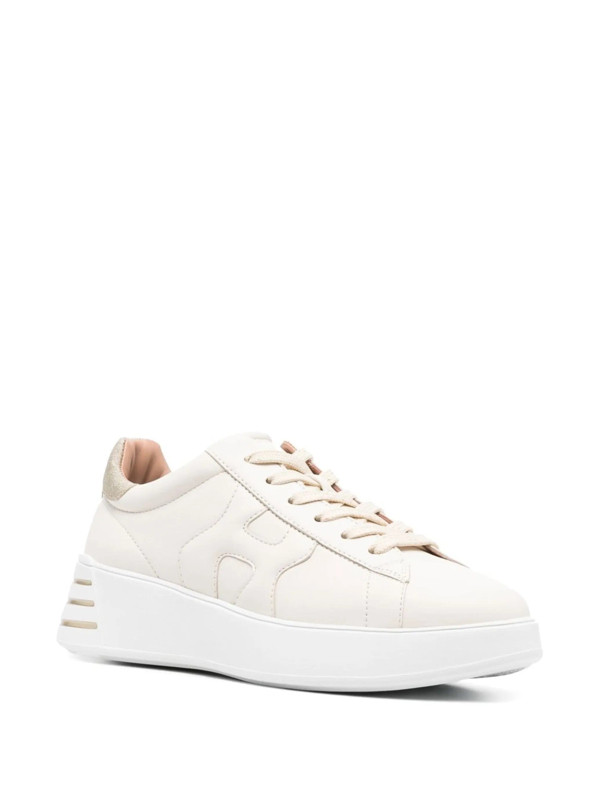 Hogan Rebal glitter - detail leather sneakers
