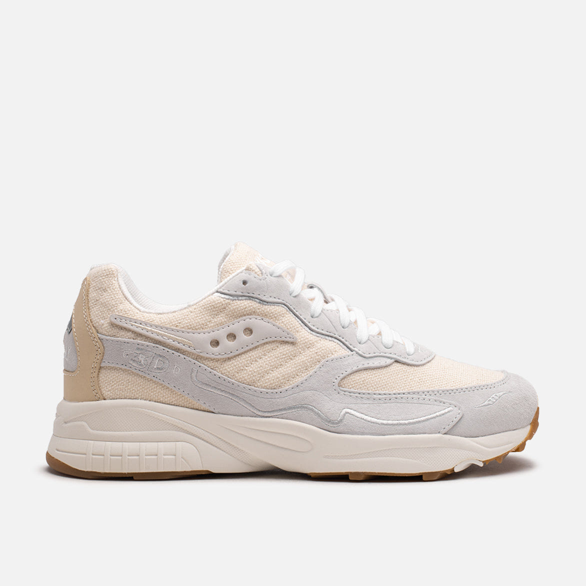 Saucony 3D GRID HURRICANE Blank Canvas