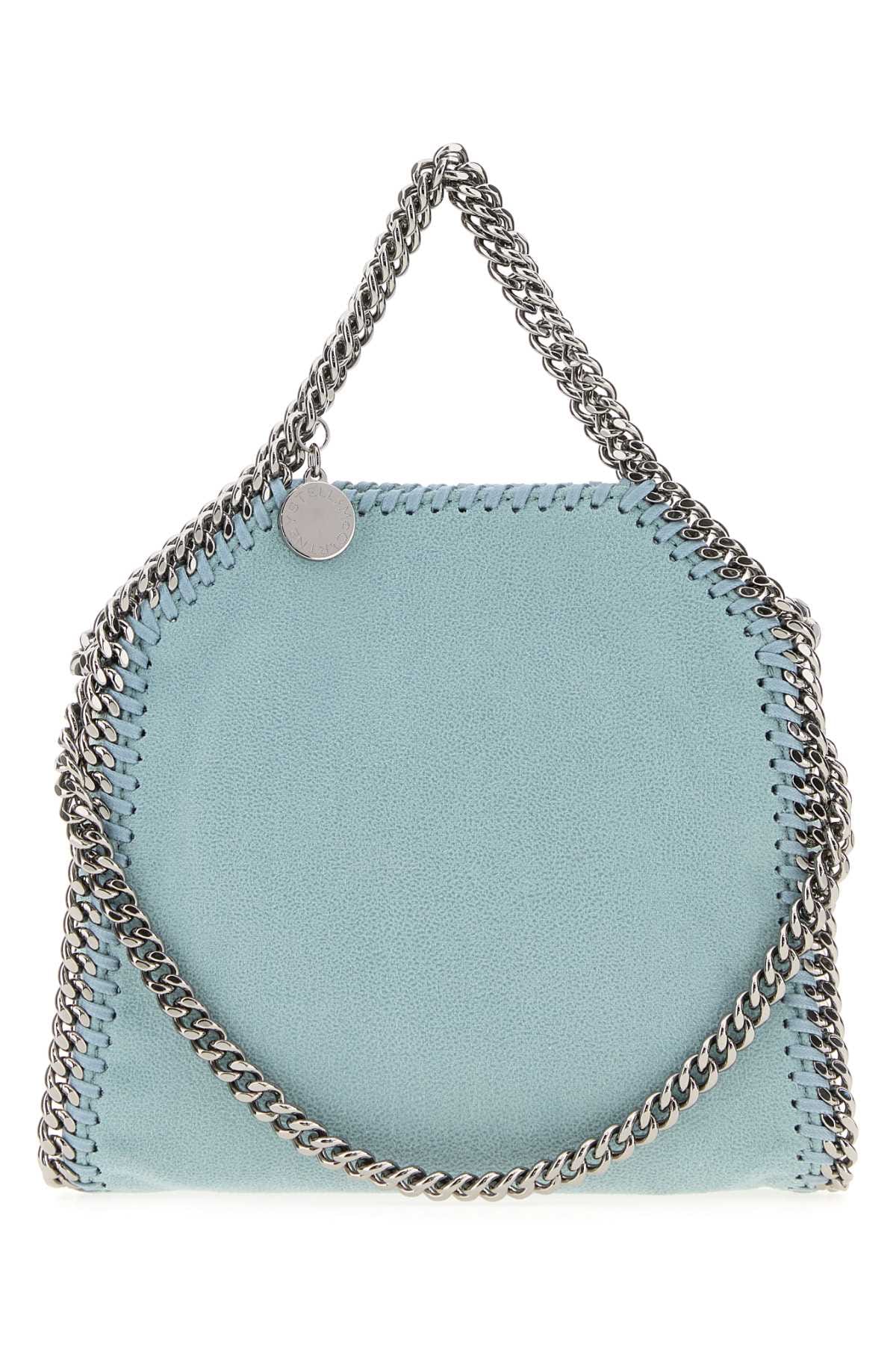 Stella Mccartney Women Light Blue Shaggy Deer Micro Falabella Crossbody Bag