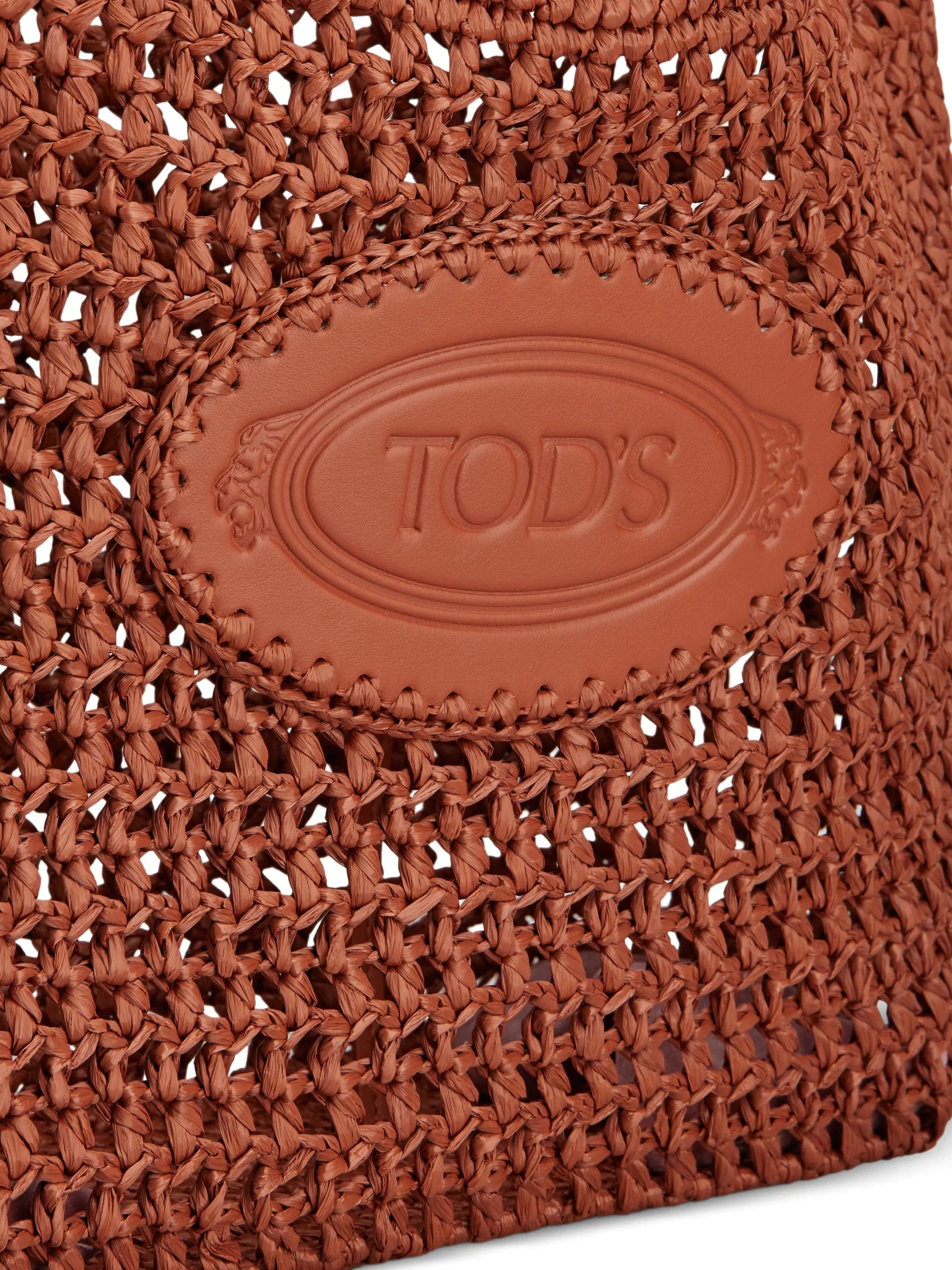 Tod's logo - detail tote bag