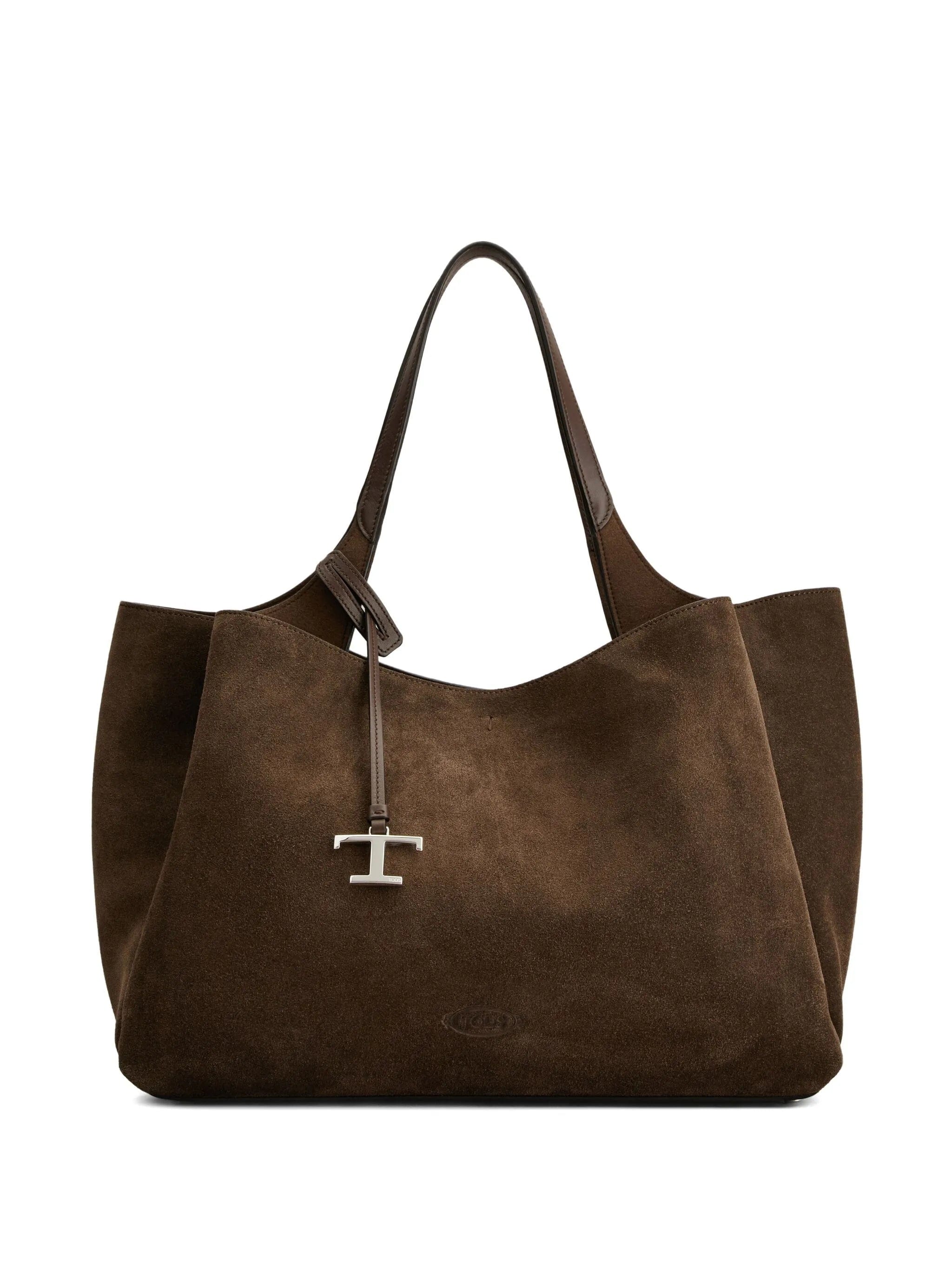 Tod's medium suede tote bag