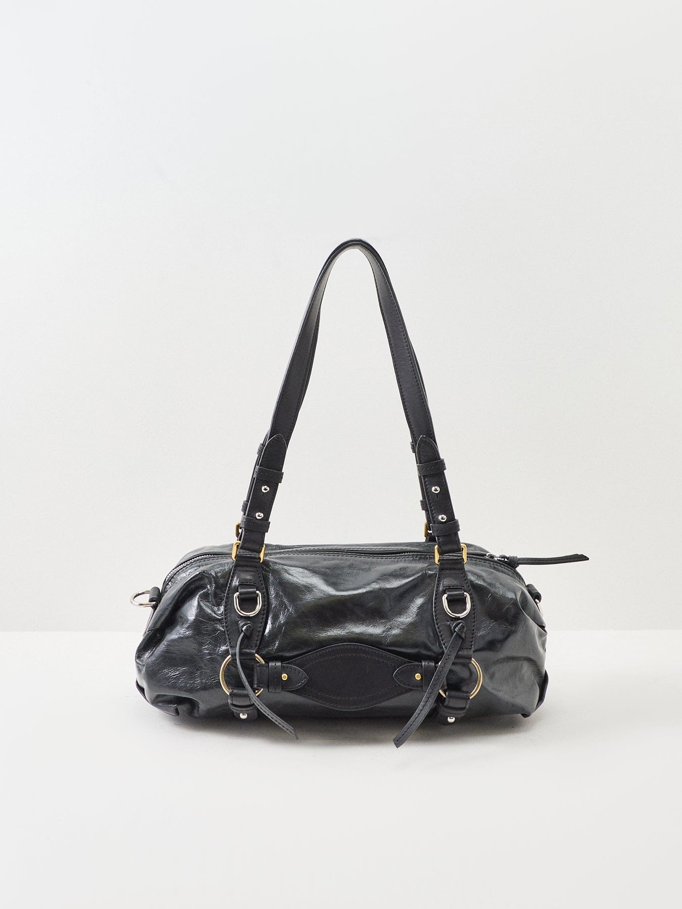 Isabel Marant Tilpa Mini Leather Tote Bag Black