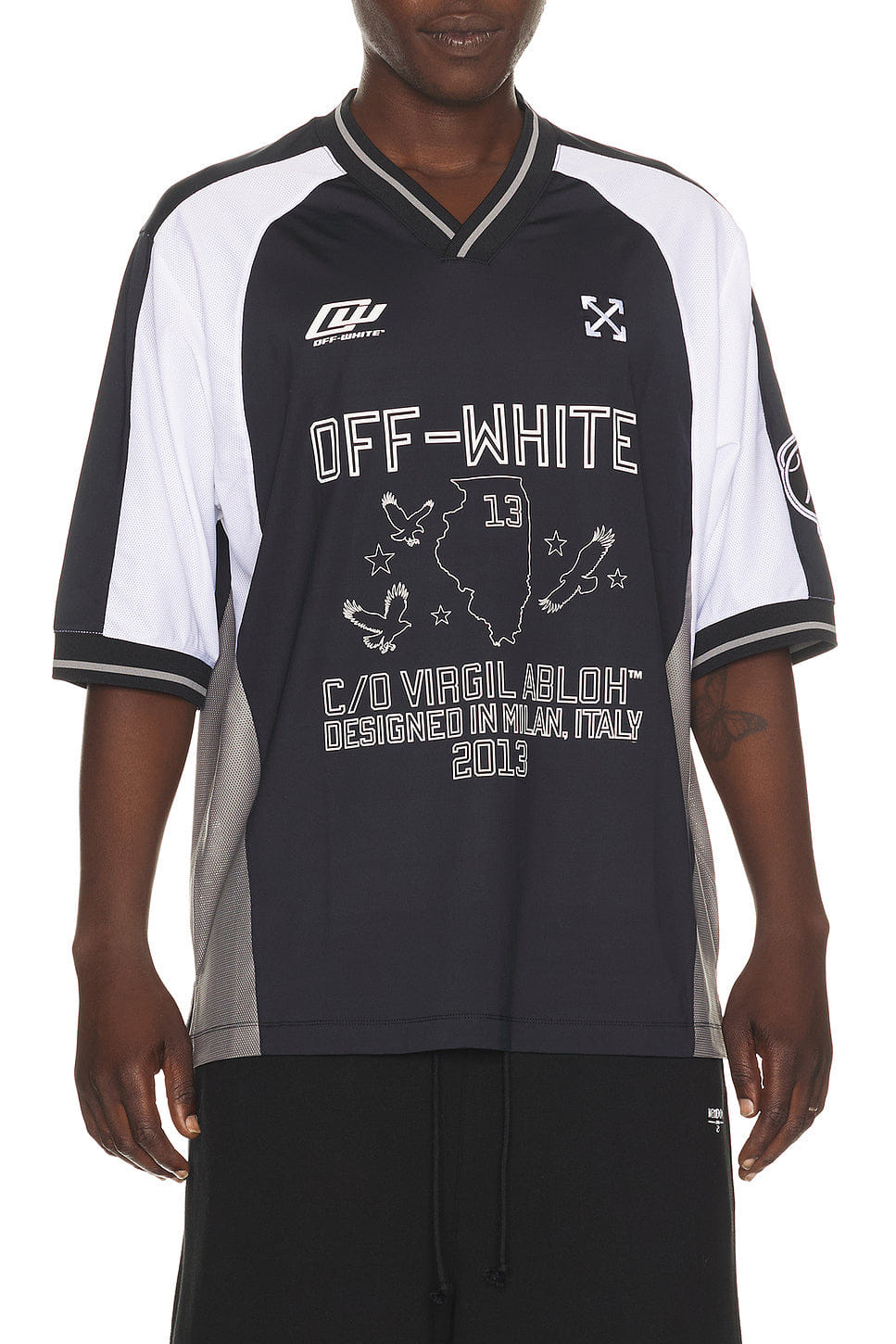 OFF-WHITE Eagle Team Soccer Jersey