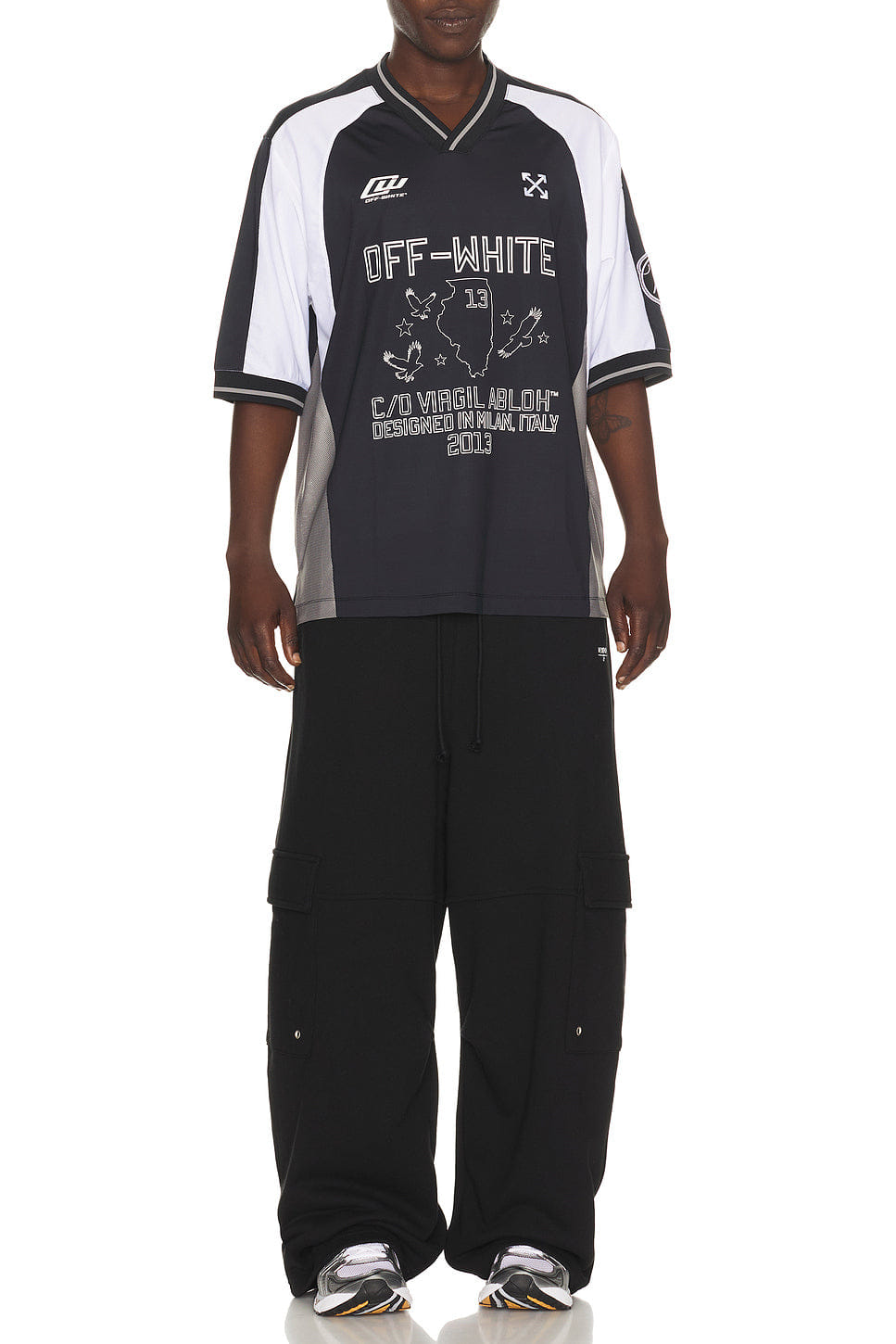 OFF-WHITE Eagle Team Soccer Jersey