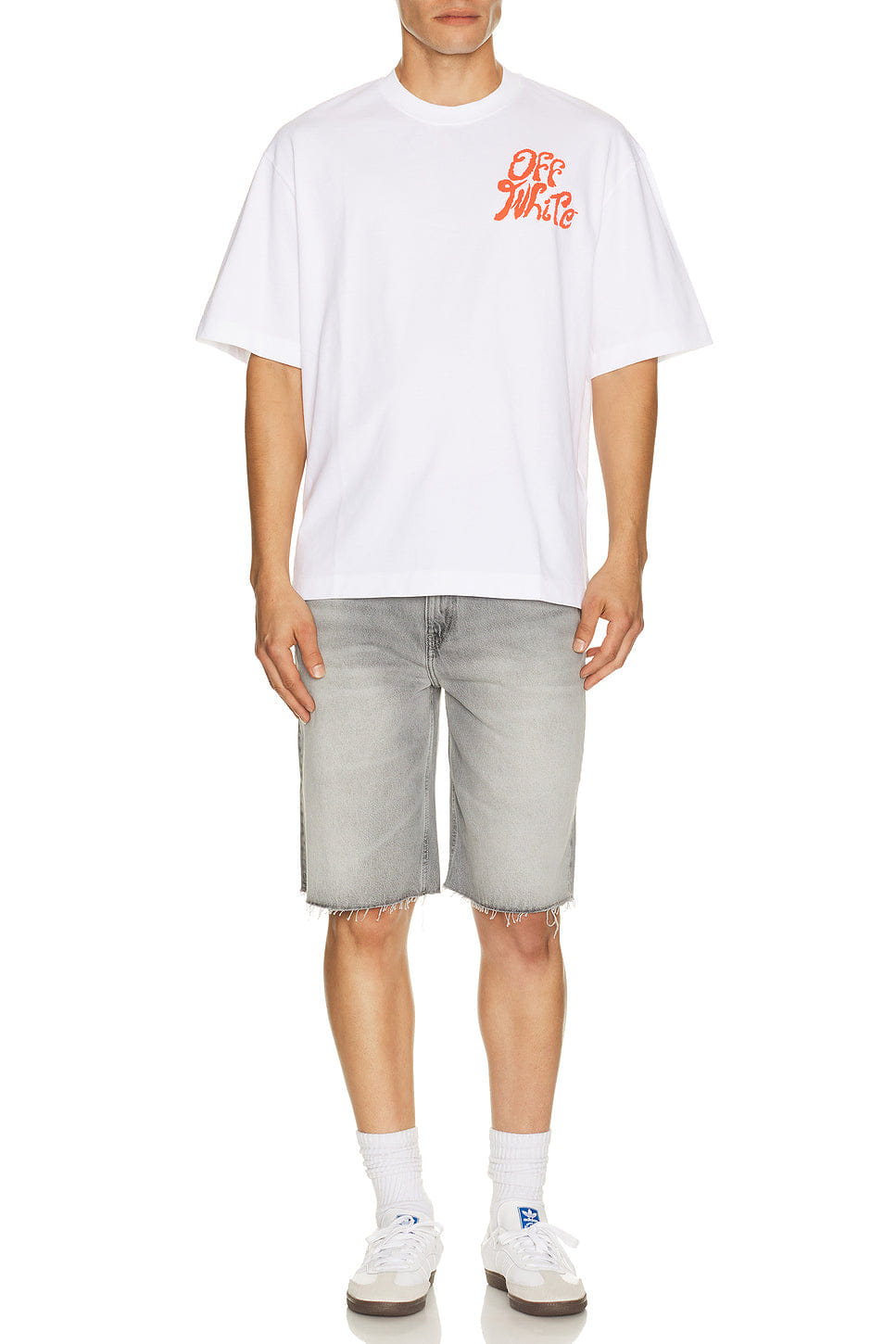 OFF-WHITE Grass Ink Logo Skate T-Shirt