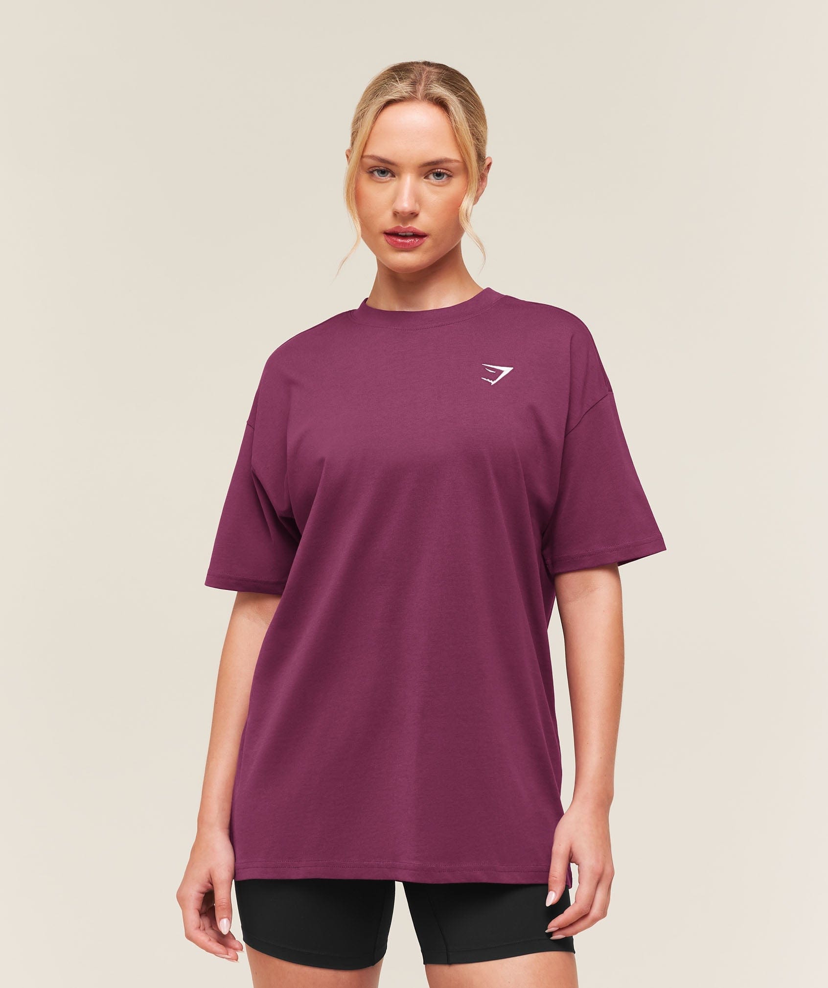 Gymshark Women's Gymshark Training Oversized T - Shirt Strength Pink