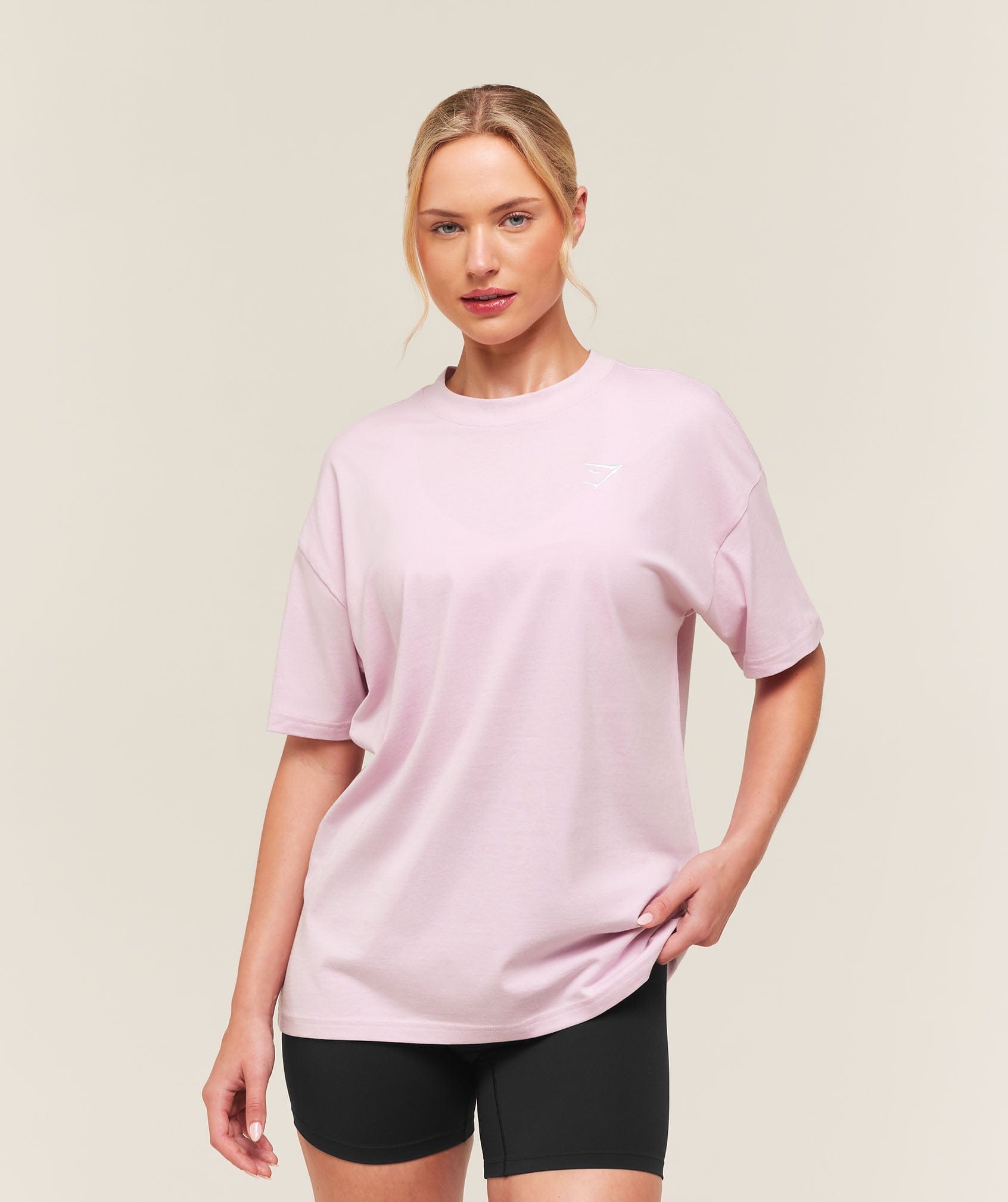 Gymshark Women's Gymshark Training Oversized T - Shirt Strength Pink