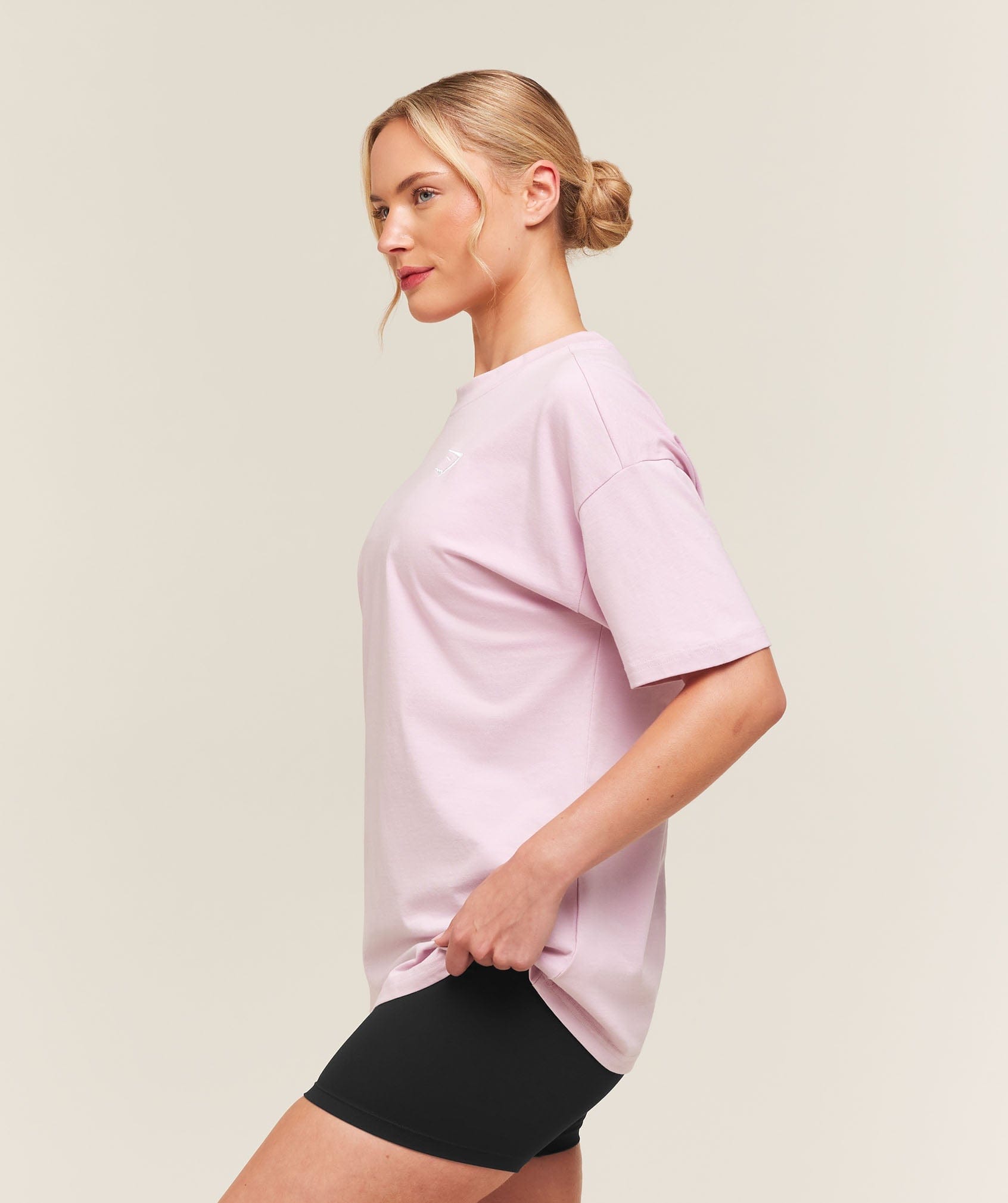 Gymshark Women's Gymshark Training Oversized T - Shirt Strength Pink