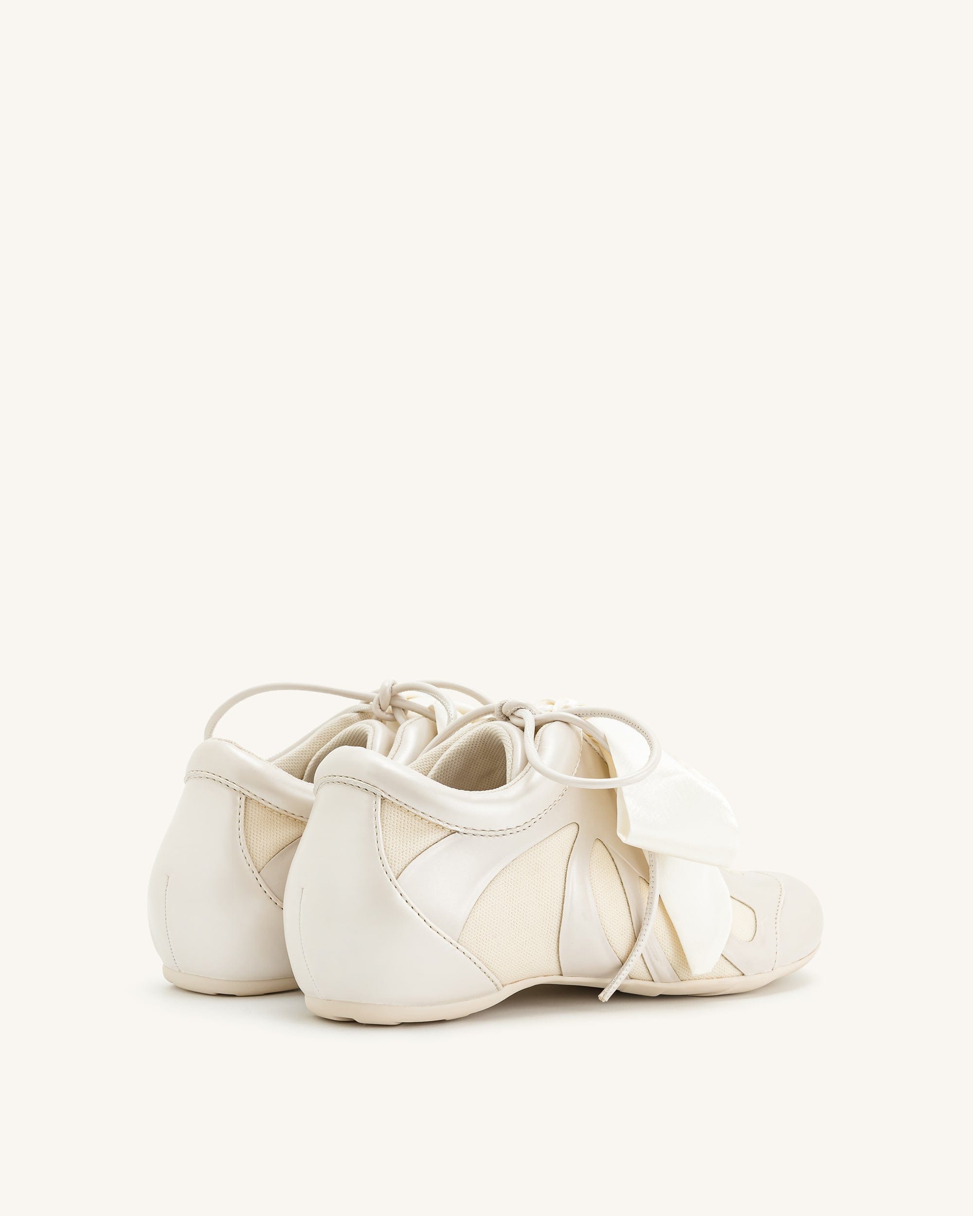 Jw Pei Rosie Bow Tie Low Top Sneakers White