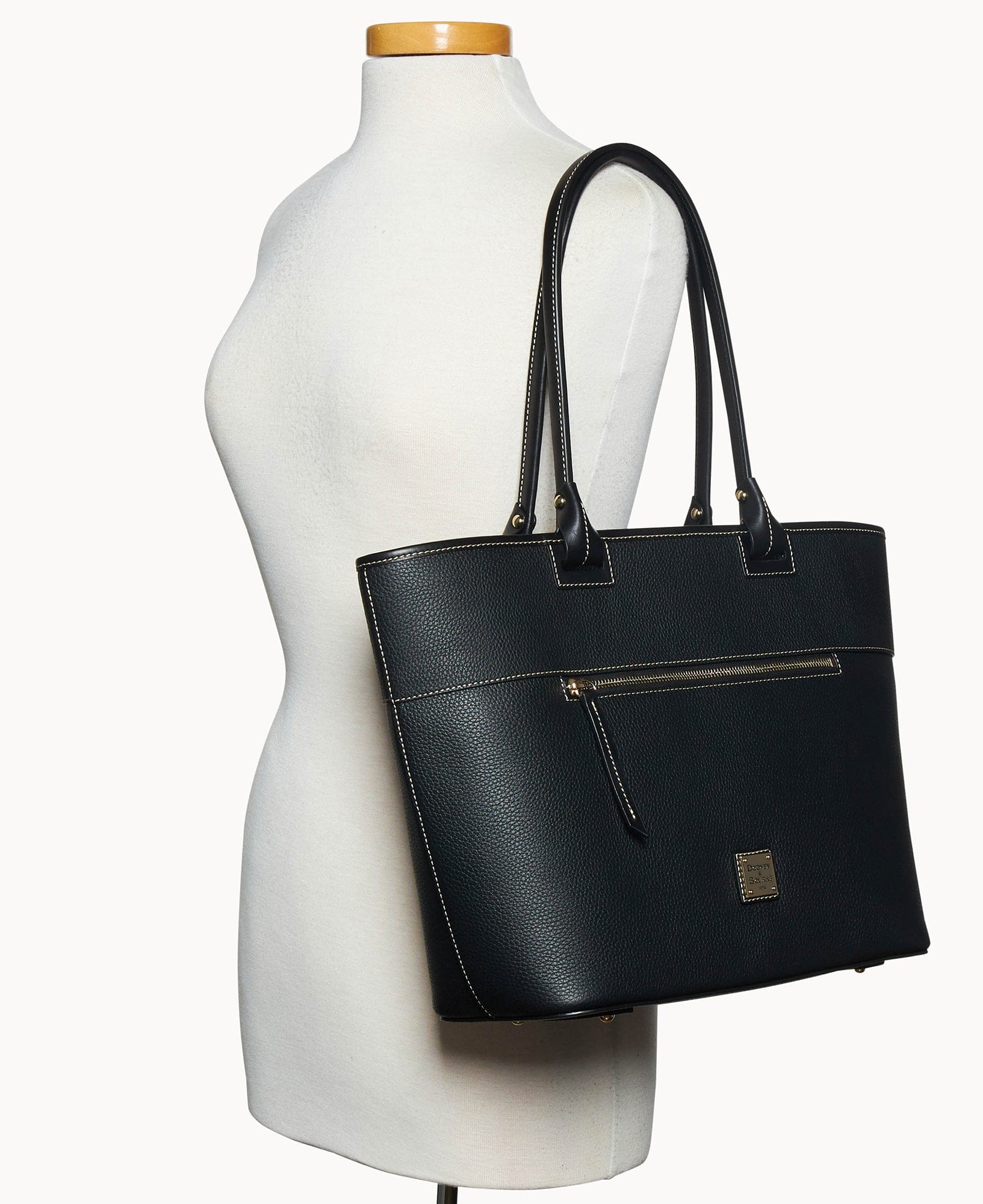 Dooney & Bourke Pebble Grain Large Zip Tote