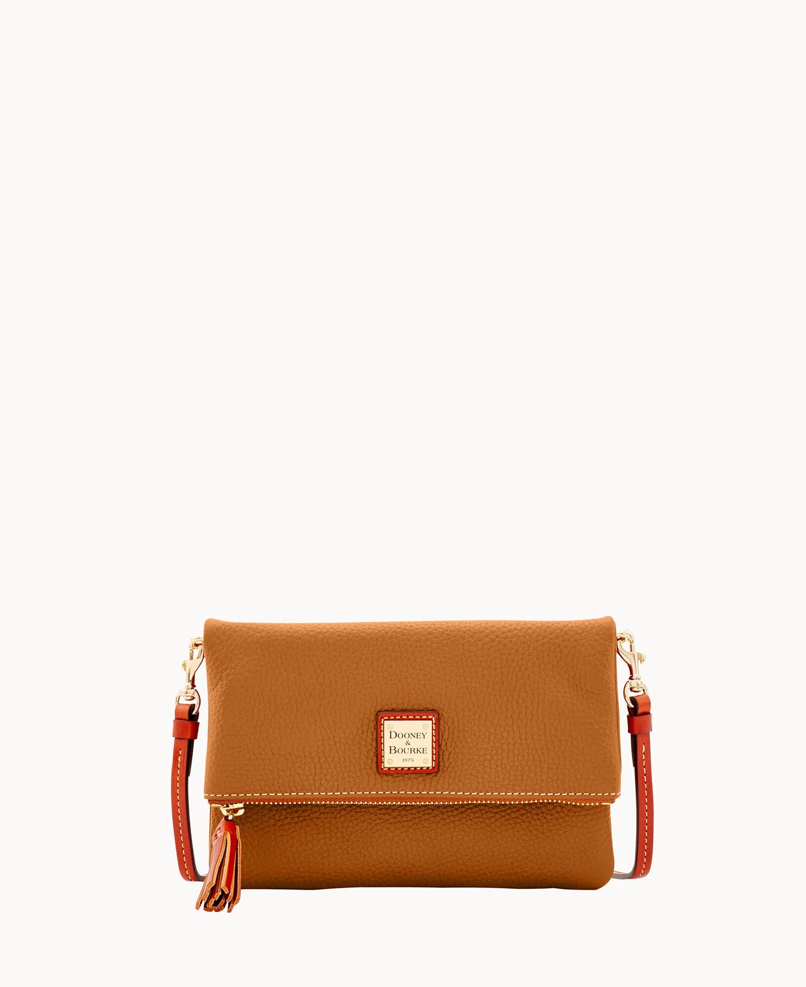 Dooney & Bourke Pebble Grain Foldover Zip Crossbody