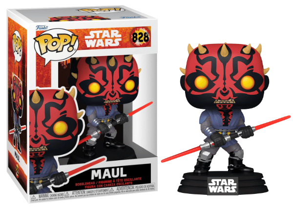 Funko Pop! Maul, Star Wars 828 Vinyl Figure in PopShield Protector