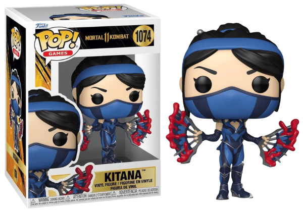 Funko Pop! Kitana, Fatality, Mortal Kombat 1074 Vinyl Figure in PopShield Protector