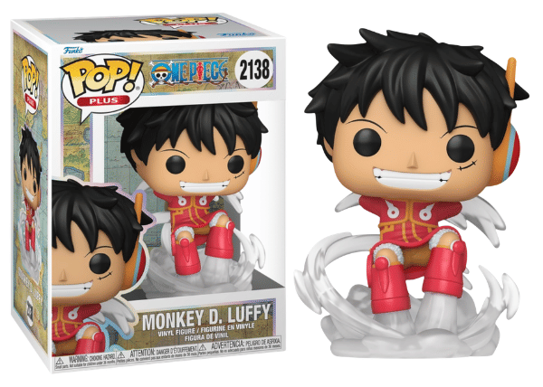 Funko Pop! Monkey D. Luffy, One Piece 2138 Vinyl Figure in PopShield Protector