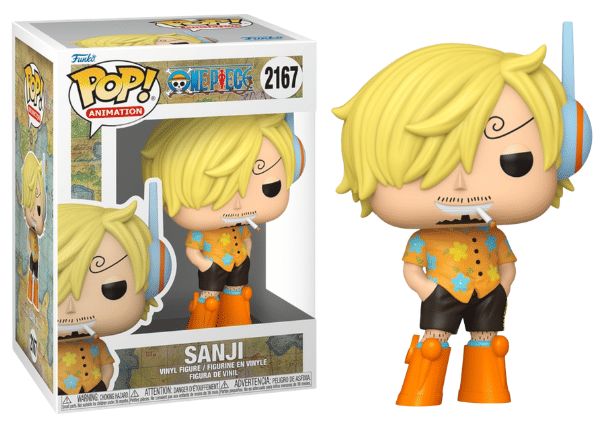 Funko Pop! Sanji Egghead Arc, One Piece 2167 Vinyl Figure in PopShield Protector