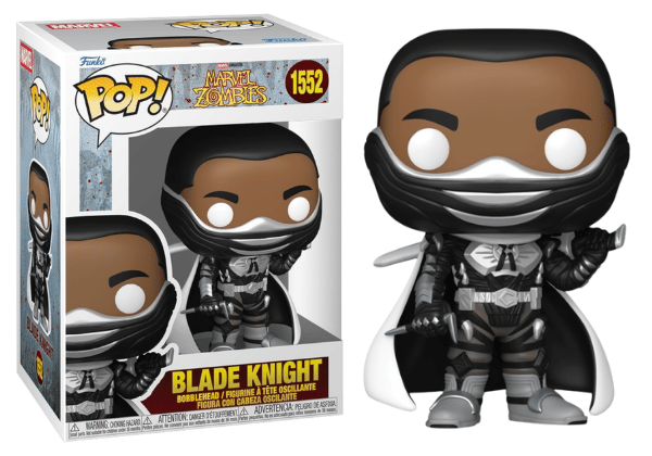 Funko Pop! Blade Knight, Marvel Zombies 1552 Vinyl Figure in PopShield Protector