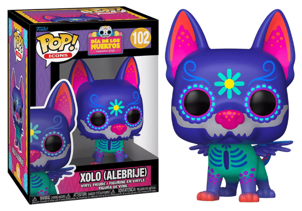 Funko Pop! Xolo, Alebrije, Día de Muertos 102 Vinyl Figure in PopShield Protector