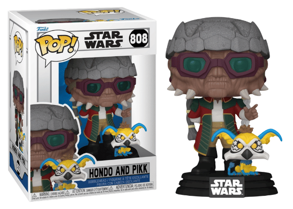 Funko Pop! Hondo and Pikk, Star Wars 808 Vinyl Figure in PopShield Protector