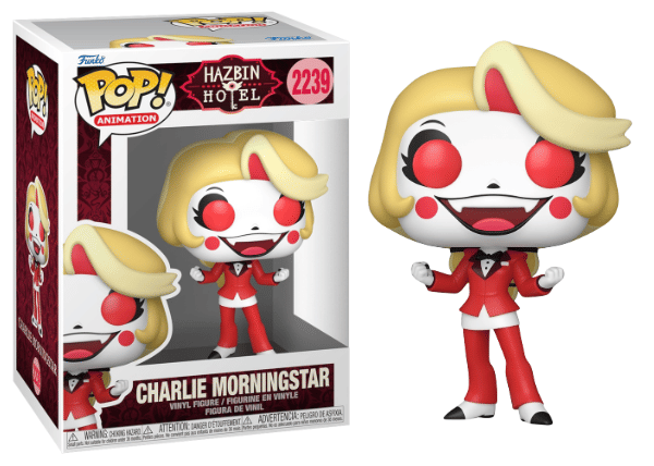 Funko Pop! Charlie Morningstar, Hazbin Hotel 2239 Vinyl Figure in PopShield Protector