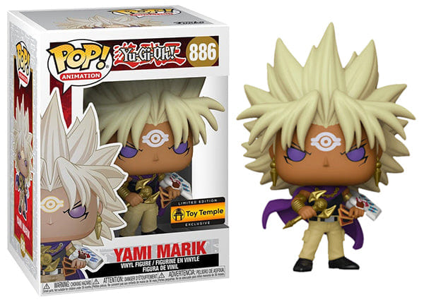 Funko Pop! Yami Marik Yu - Gi - Oh! 886 - Toy Temple Exclusive Vinyl Figure in PopShield Protector