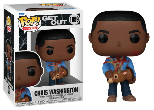Funko Pop! Chris Washington, with Deer, Get Out 1859 Vinyl Figure in PopShield Protector