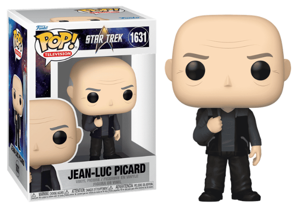 Funko Pop! Jean - Luc Picard, Star Trek 1631 Vinyl Figure in PopShield Protector
