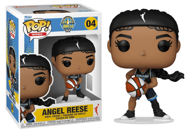 Funko Pop! Angel Reese, Chicago Sky, WNBA 04 Vinyl Figure in PopShield Protector