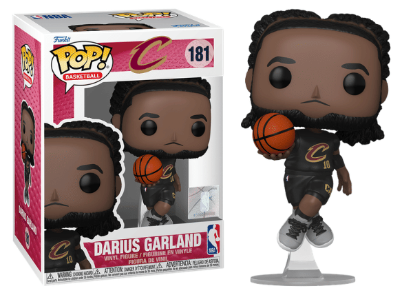 Funko Pop! Darius Garland, Cleveland Cavaliers, NBA 181 Vinyl Figure in PopShield Protector