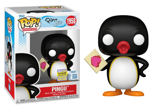 Funko Pop! Pingu Animation 1958 - 2025 Summer Convention Exclusive Vinyl Figure in PopShield Protector