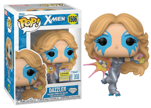 Funko Pop! Dazzler X - Men 1506 - 2025 Summer Convention Exclusive Vinyl Figure in PopShield Protector